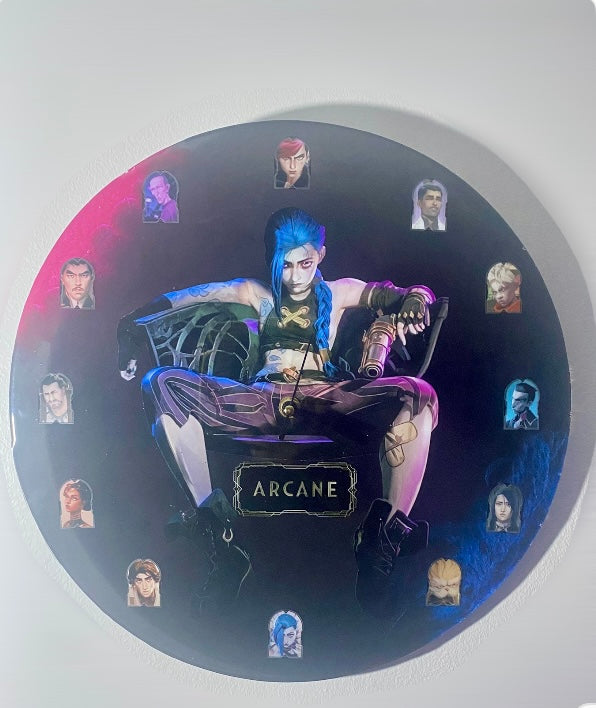 ARCANE CLOCK FACE “14in (BLACK)