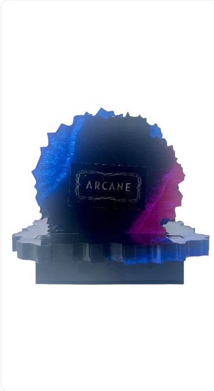 ARCANE COASTER SET 4pc. : (BLACK)