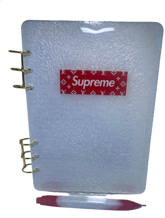 SUPREME 3Ring Notebook (WHITE) : SIZE A5