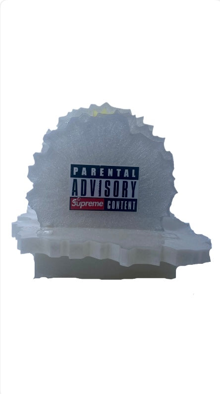 LVxSUPREME (NARUTO) COASTER SET 4pc. : (WHITE)