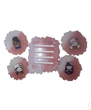Load image into Gallery viewer, HELLO KITTY COASTER SET 4pc. : (PINK)
