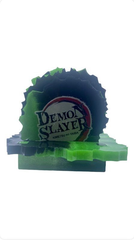 DEMON SLAYER COASTER SET 4pc. : (BLACK)