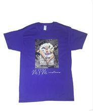 Load image into Gallery viewer, LUFFY WANTED POSTER Graphic Tshirt: (PURPLE)
