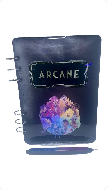 ARCANE 3Ring Notebook (BLACK) : SIZE A5
