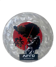 Load image into Gallery viewer, AFRO SAMURAI CLOCK FACE “14in (WHITE)
