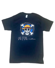 Load image into Gallery viewer, ONE PIECE “STICKER” Graphic Tshirt: (BLACK)

