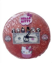 Load image into Gallery viewer, HELLO KITTY CLOCK FACE “14in (PINK)
