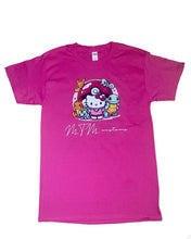 Load image into Gallery viewer, HELLO KITTY &amp; Pokémon Friends Graphic Tshirt: (HOT PINK)
