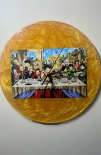Load image into Gallery viewer, LAST SUPPER ANIME CLOCK FACE “14in (GOLD)
